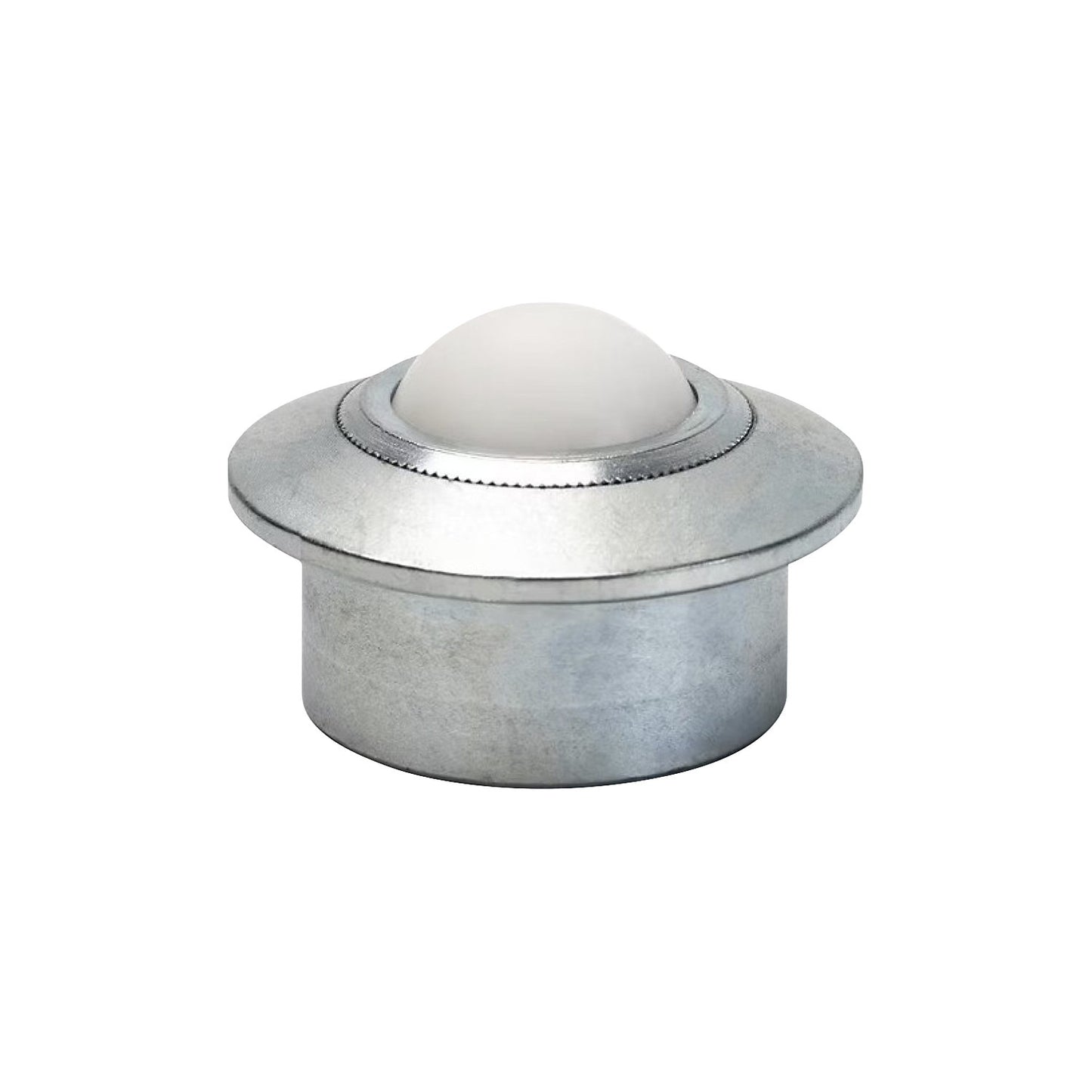 Ball unit, flange, solid, plastic, load bearing ball Ø 15 mm.