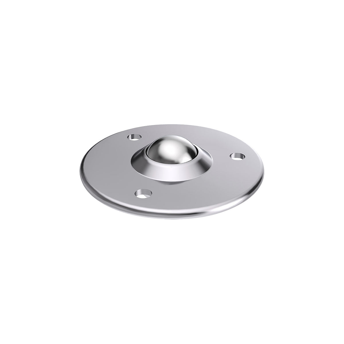 Ball unit, recessed, stainless steel, load bearing ball Ø 40 mm.
