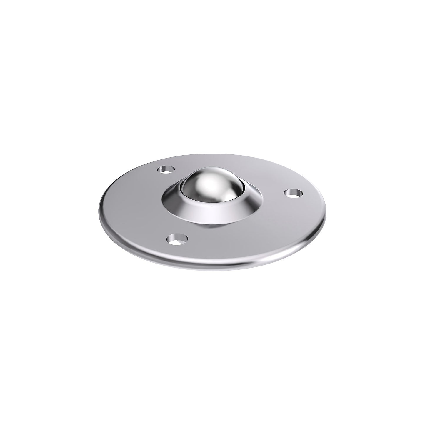 Ball unit, recessed, steel, load bearing ball Ø 25 mm.