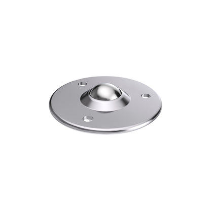 Ball unit, recessed, steel, load bearing ball Ø 25 mm.