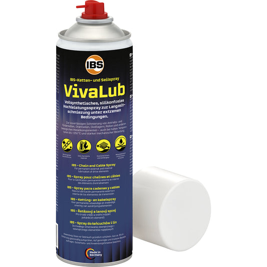VIVALUB chain spray, pack of 12 cans, 500 ml.