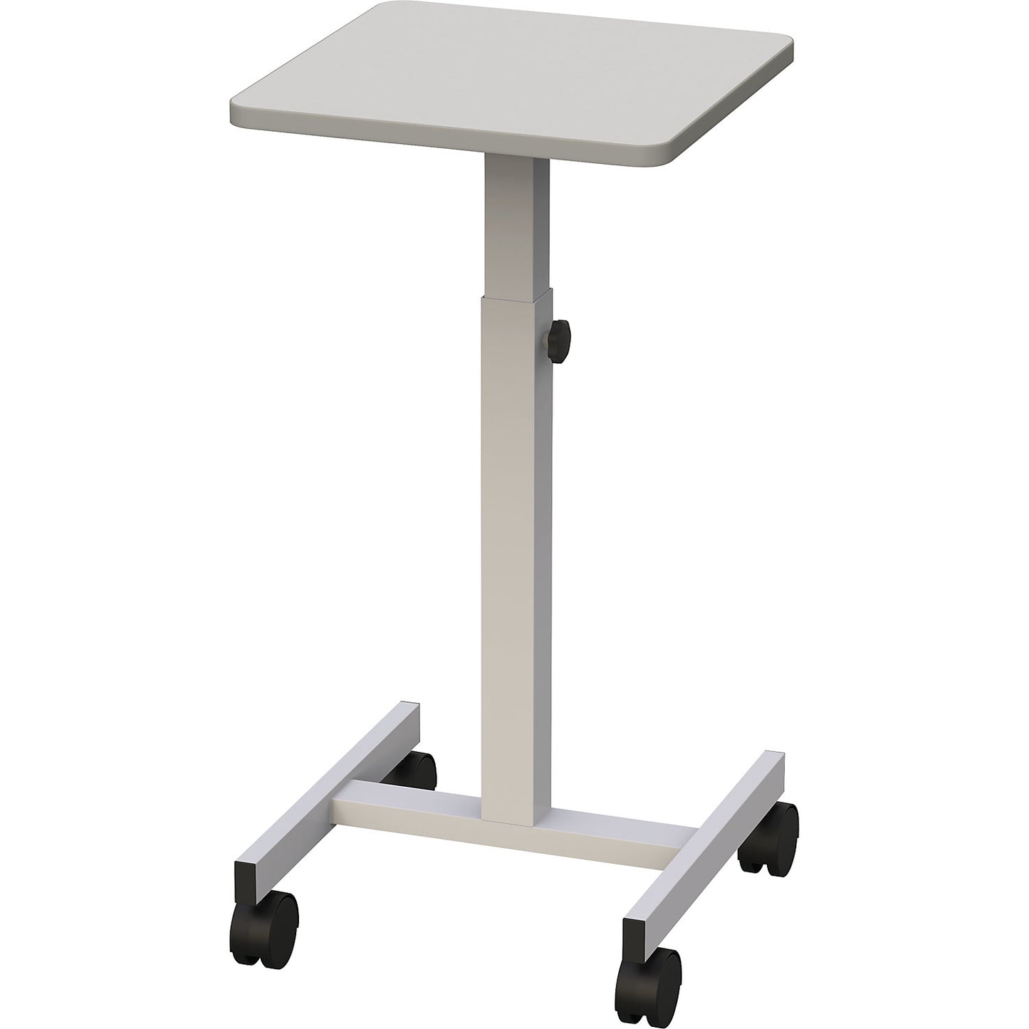 Projector table, table top 380 x 380 mm, grey.
