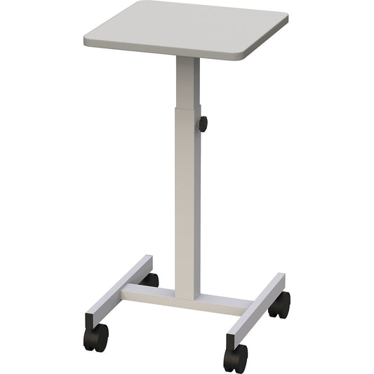 Projector table, table top 380 x 380 mm, grey.