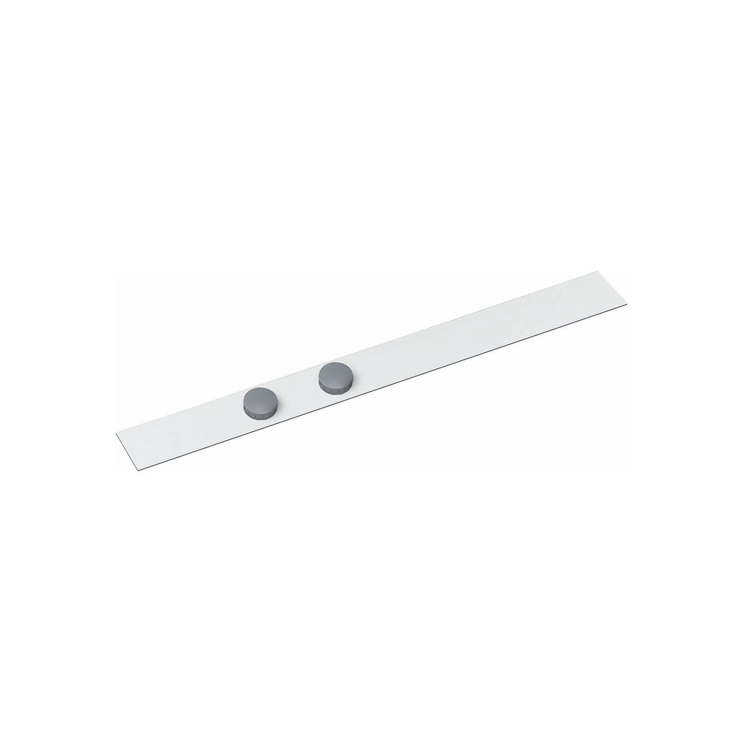 MAULstandard ferrous strip, with 2 magnets, pack of 10, WxH 500 x 50 mm.