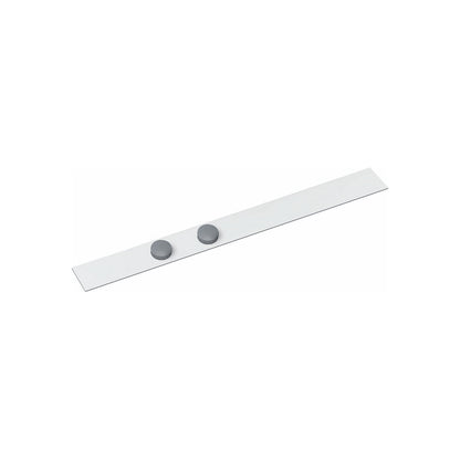 MAULstandard ferrous strip, with 2 magnets, pack of 10, WxH 500 x 50 mm.