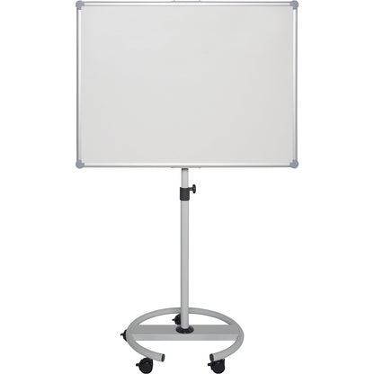 MAULpro flip2use flip chart, writing surface 730 x 1010 mm, round base.