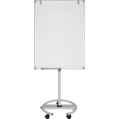 MAULpro flip2use flip chart, writing surface 730 x 1010 mm, round base.