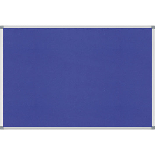 STANDARD pin board, felt cover, blue, WxH 900 x 600 mm.