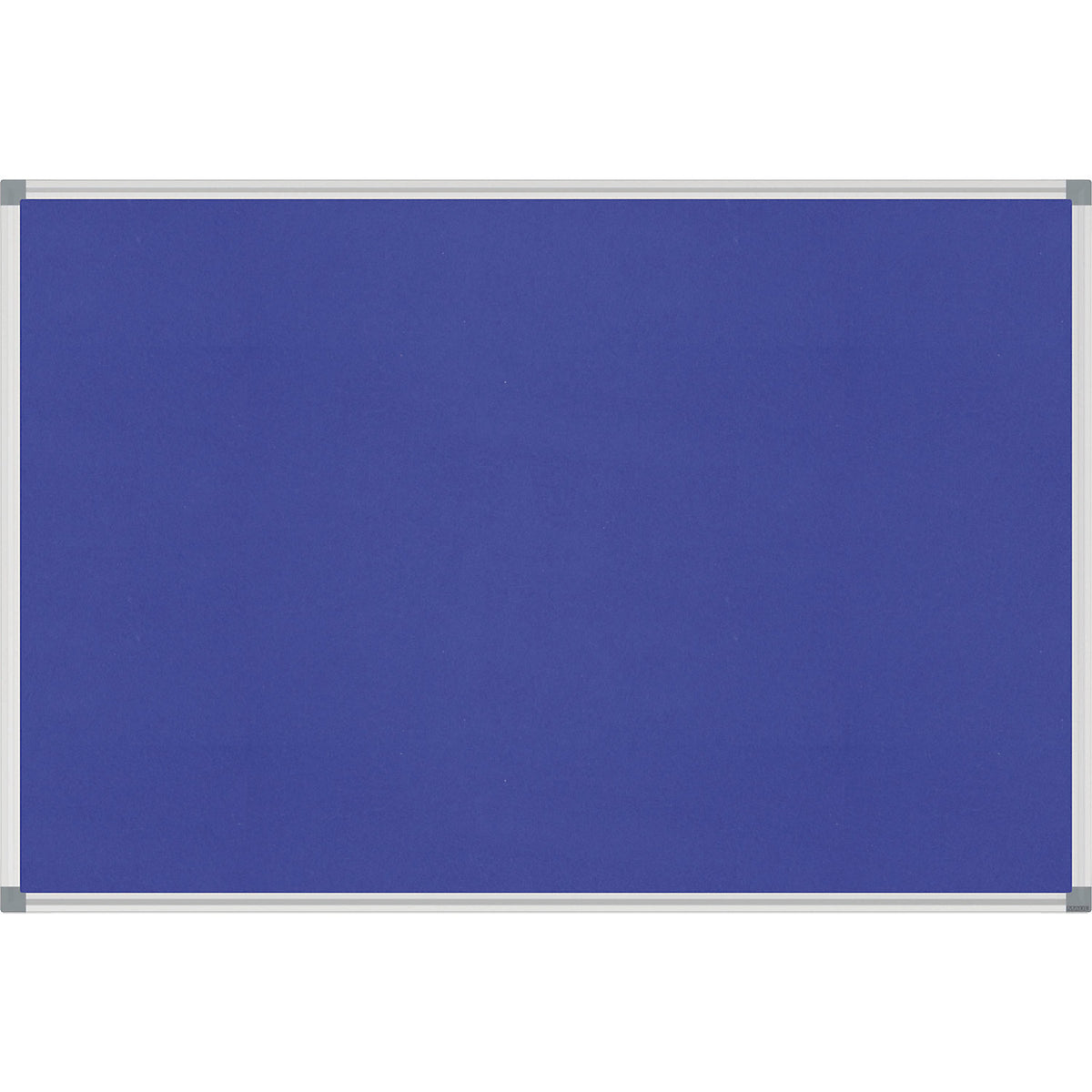 STANDARD pin board, felt cover, blue, WxH 1800 x 900 mm.