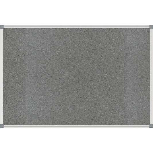 STANDARD pin board, felt cover, grey, WxH 1200 x 900 mm.