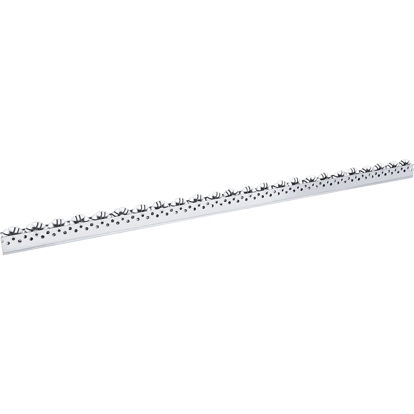 Roller bar, universal, max. load 5 kg, division 50 mm, length 2.4 m.