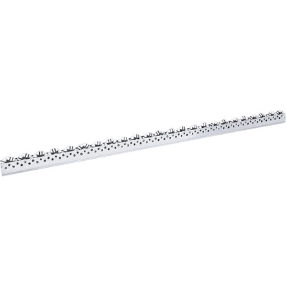 Roller bar, universal, max. load 5 kg, division 50 mm, length 2.4 m.