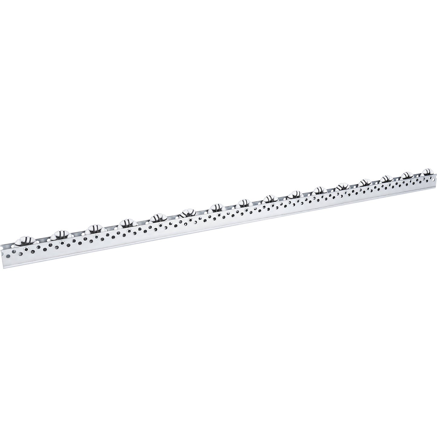 Roller bar, universal, max. load 5 kg, division 75 mm, length 2.4 m.