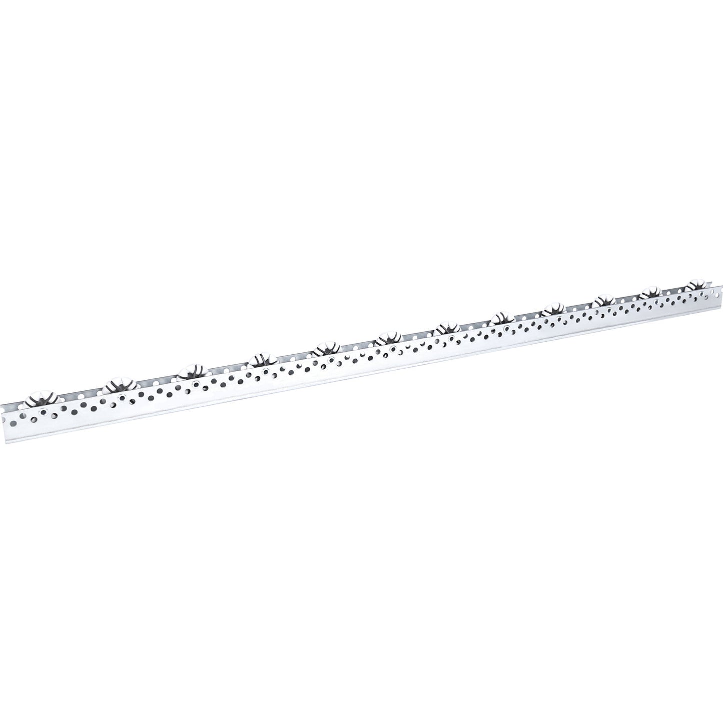 Roller bar, universal, max. load 5 kg, division 100 mm, length 1.2 m.