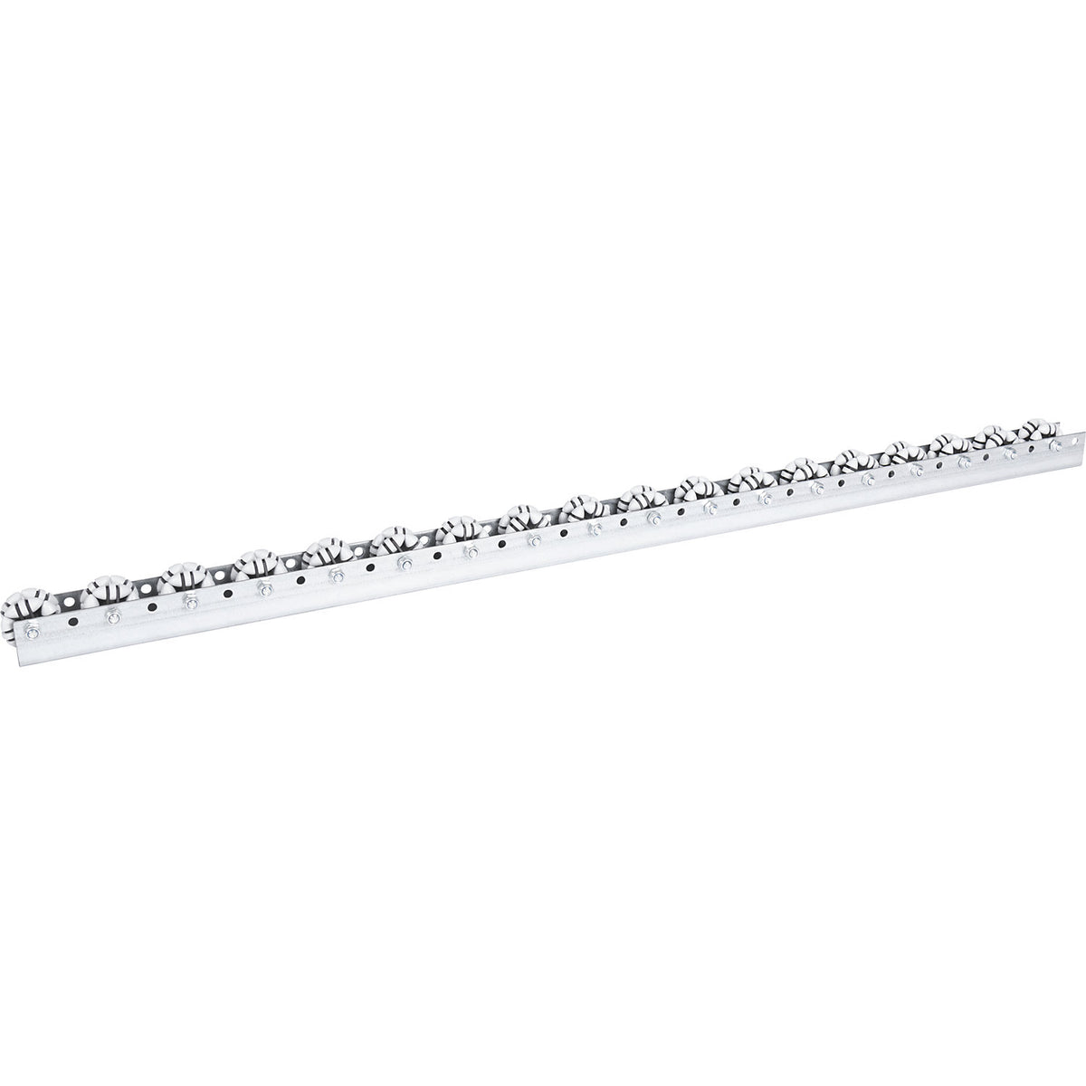 Roller bar, for light loads, max. load 10 kg, division 66 mm, length 2.4 m.