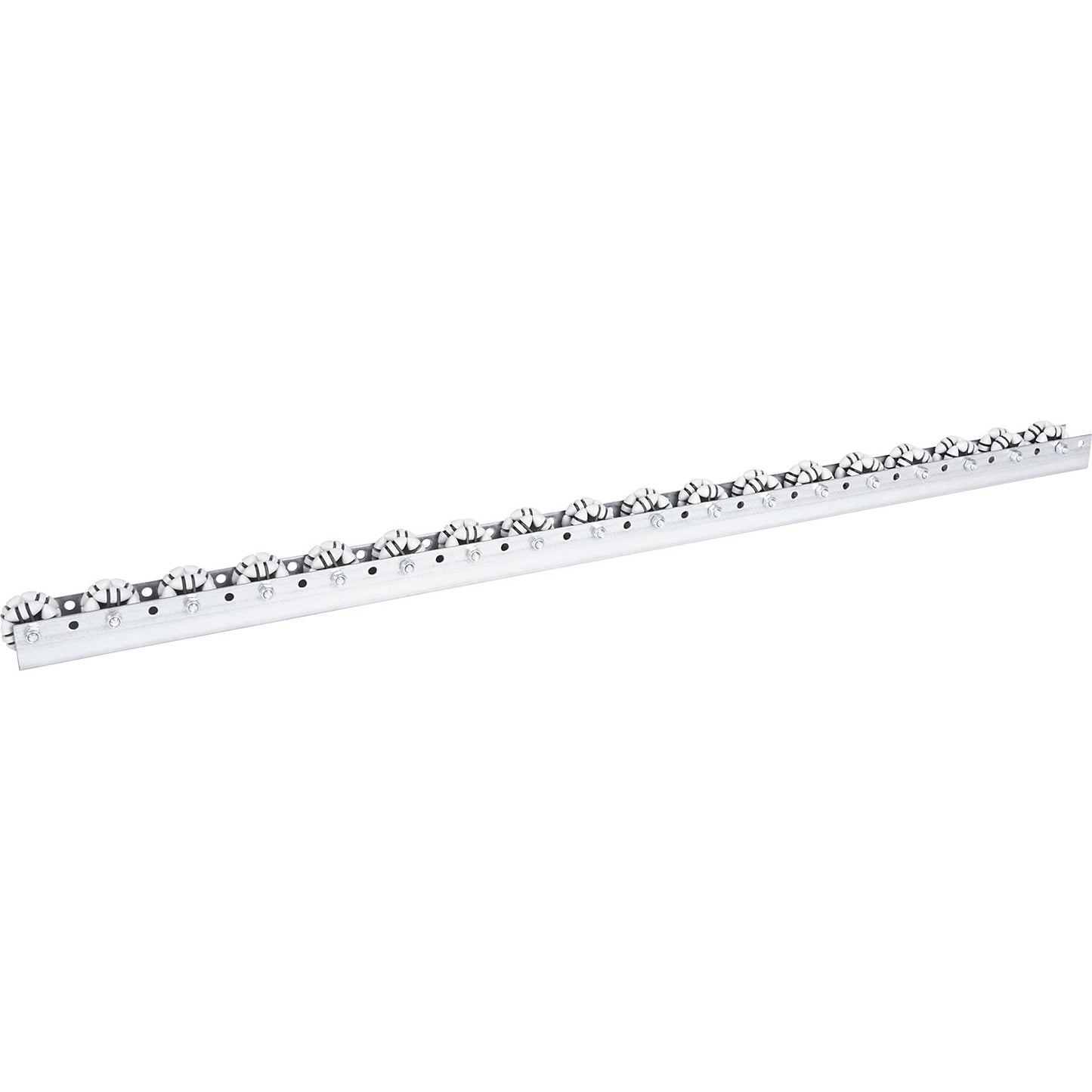 Roller bar, for light loads, max. load 10 kg, division 66 mm, length 1.2 m.