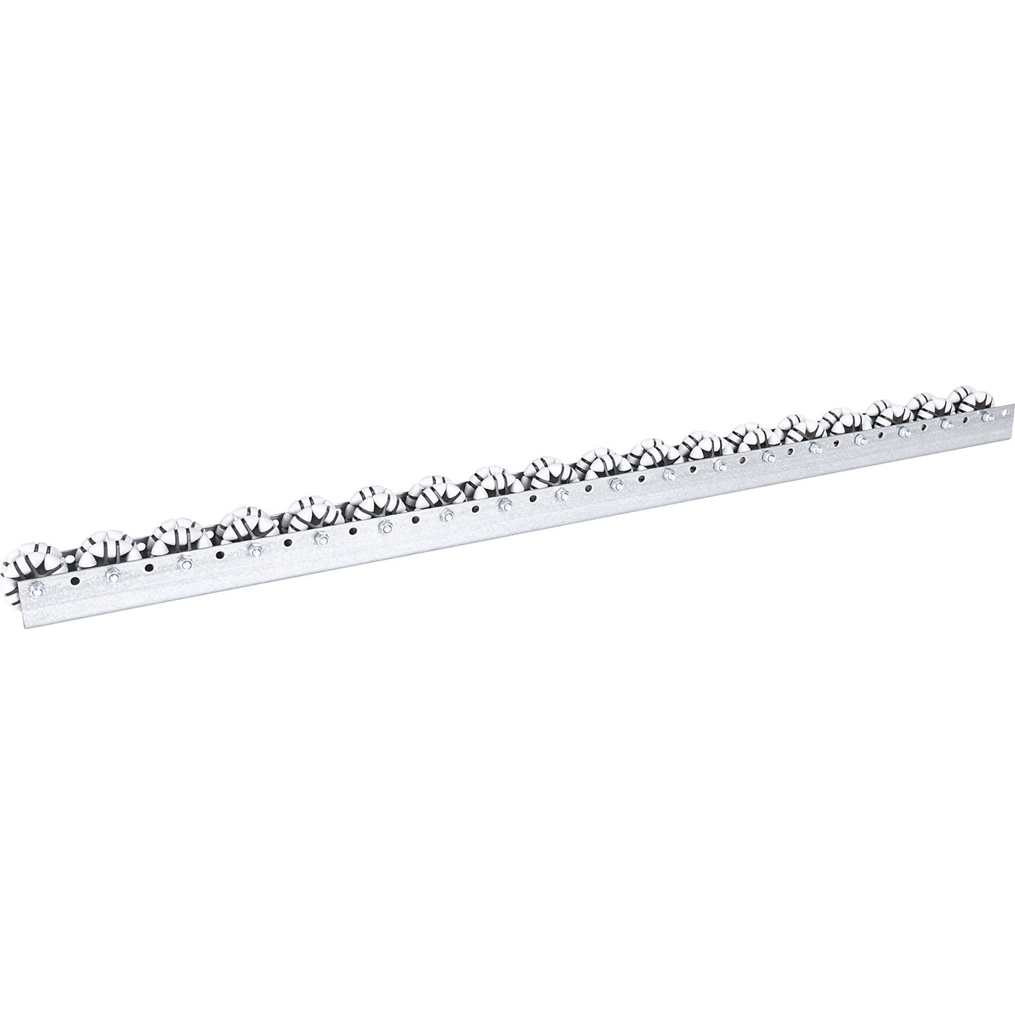 Roller bar, for medium loads, max. load 20 kg, division 66 mm, length 2.4 m.