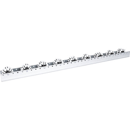 Roller bar, for heavy loads, max. load 40 kg, division 133 mm, length 1.2 m.