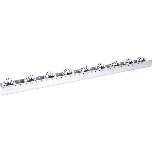 Roller bar, for heavy loads, max. load 40 kg, division 133 mm, length 1.2 m.