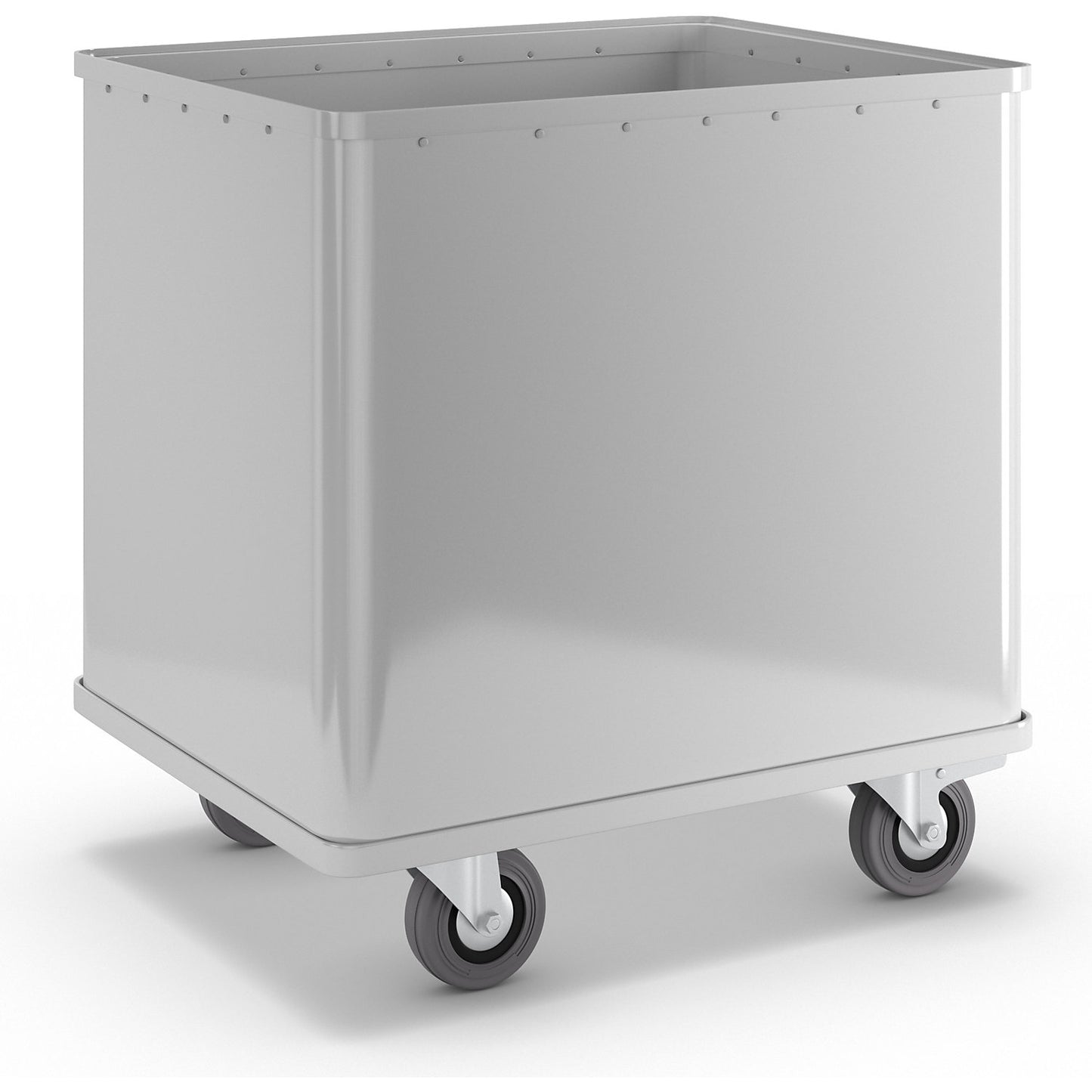 Aluminium container truck, capacity 230 l, LxWxH 730 x 580 x 760 mm.