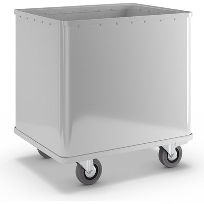Aluminium container truck, capacity 230 l, LxWxH 730 x 580 x 760 mm.