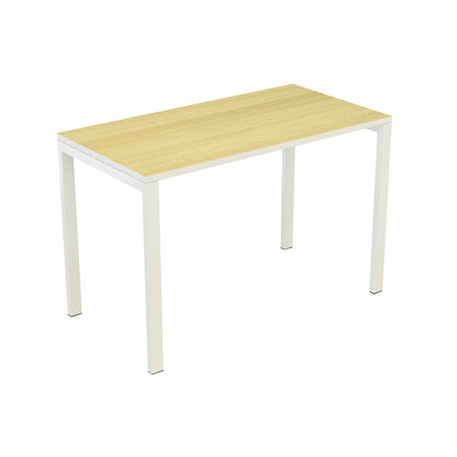 easyDesk® compact desk, HxWxD 750 x 1140 x 600 mm, beech finish.