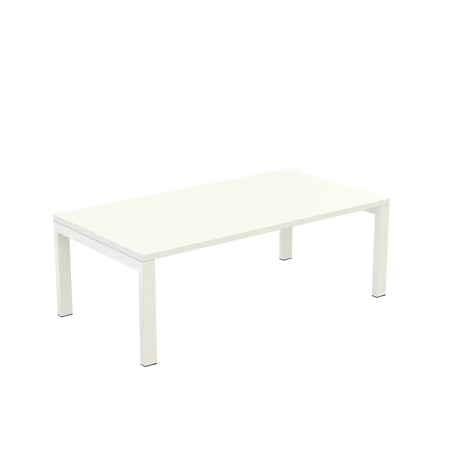 easyDesk® side table, HxWxD 400 x 1140 x 600 mm, white.