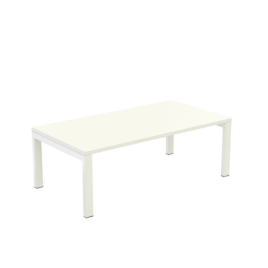 easyDesk® side table, HxWxD 400 x 1140 x 600 mm, white.