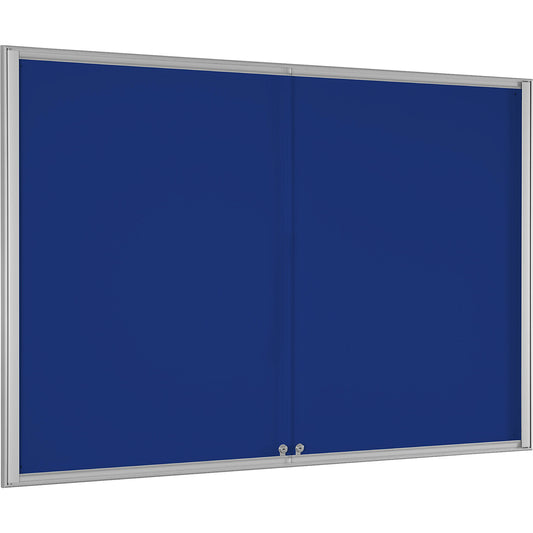 BASIC display case, for 18 x A4, gentian blue.