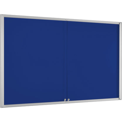 BASIC display case, for 21 x A4, gentian blue.