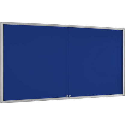 BASIC display case, for 24 x A4, gentian blue.