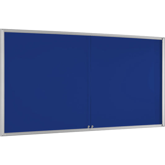 BASIC display case, for 24 x A4, gentian blue.