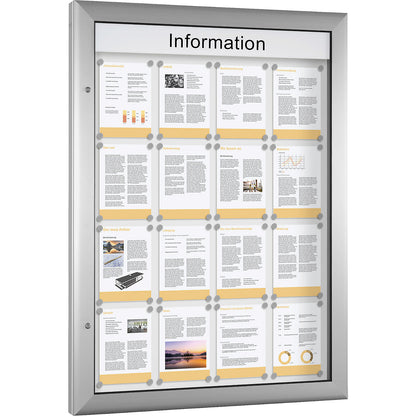 Display case, for 16 x A4, pure white.