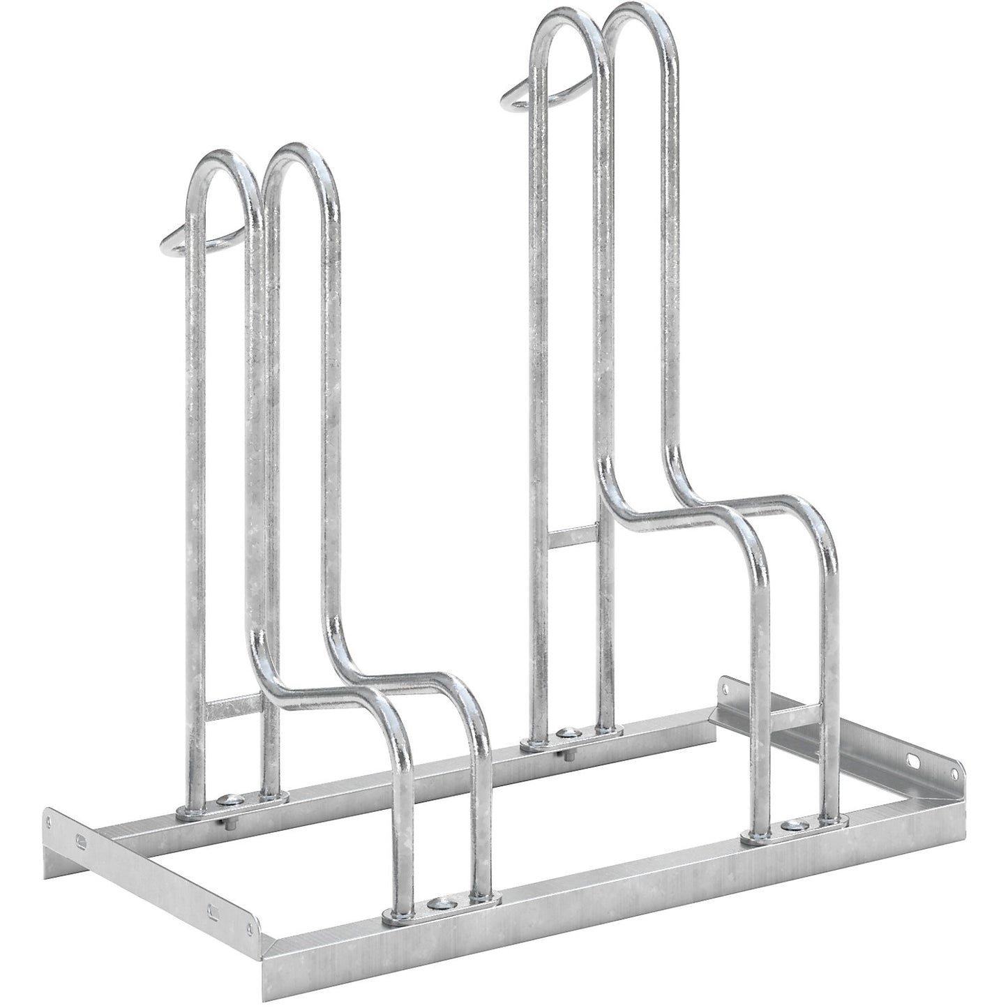 Bicycle stand, single sided, tyre width up to 55 mm, 2 parking spots.