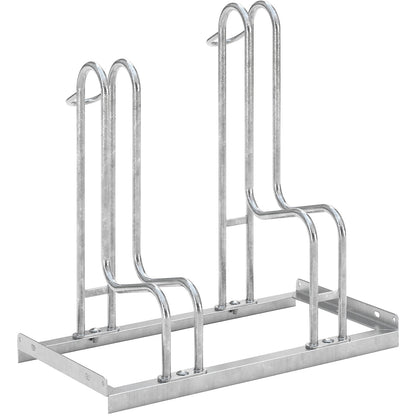 Bicycle stand, single sided, tyre width up to 55 mm, 2 parking spots.