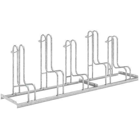 Bicycle stand, single sided, tyre width up to 64 mm, 5 parking spots.
