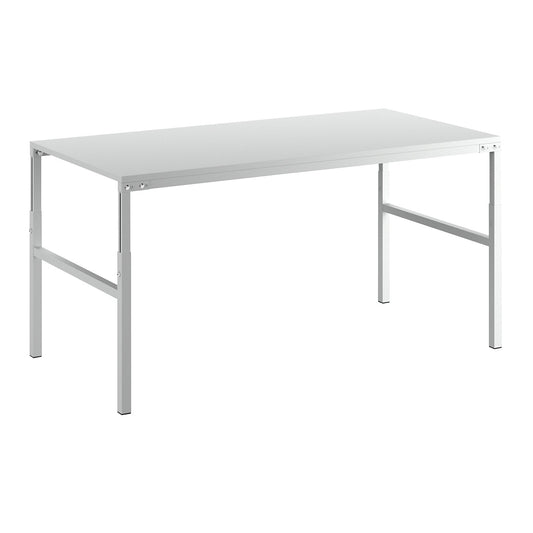 Series TP work table, standard table, manually height adjustable, WxD 1800 x 900 mm.