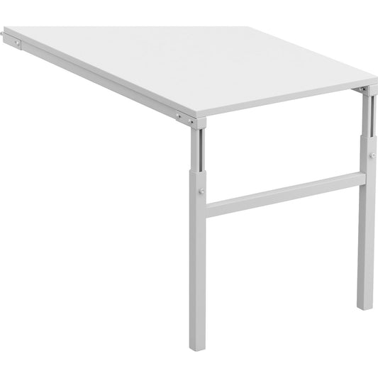 Corner combination add-on table, manual height adjustment, WxD 1000 x 500 mm.