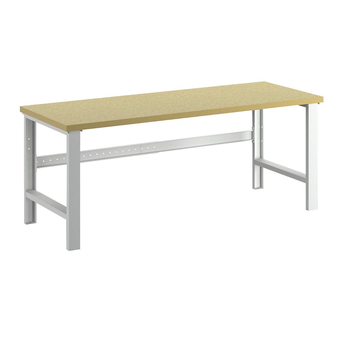 Workbench, modular system, standard model, multiplex worktop, WxD 2000 x 750 mm.