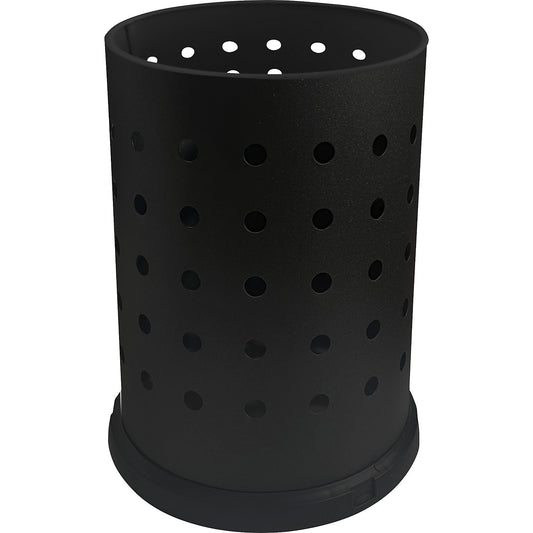 Waste paper bin, capacity 15 l, HxØ 400 x 240 mm, black.