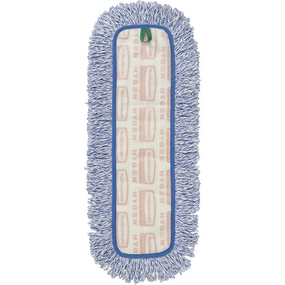 HYGEN™ microfibre mop, high absorbency, 400 mm, pack of 10, blue.