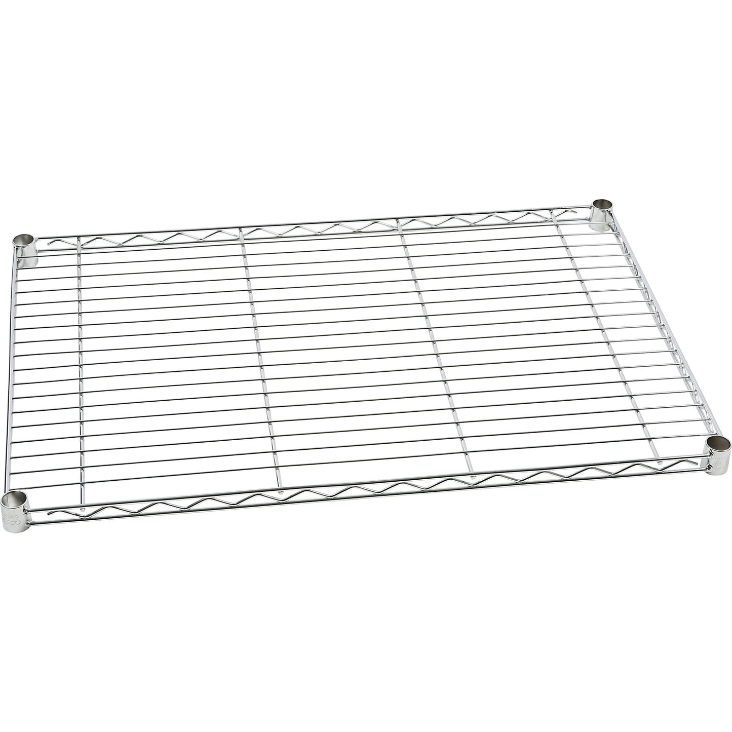 Shelf for wire mesh table trolley, LxW 910 x 610 mm, chrome plated.