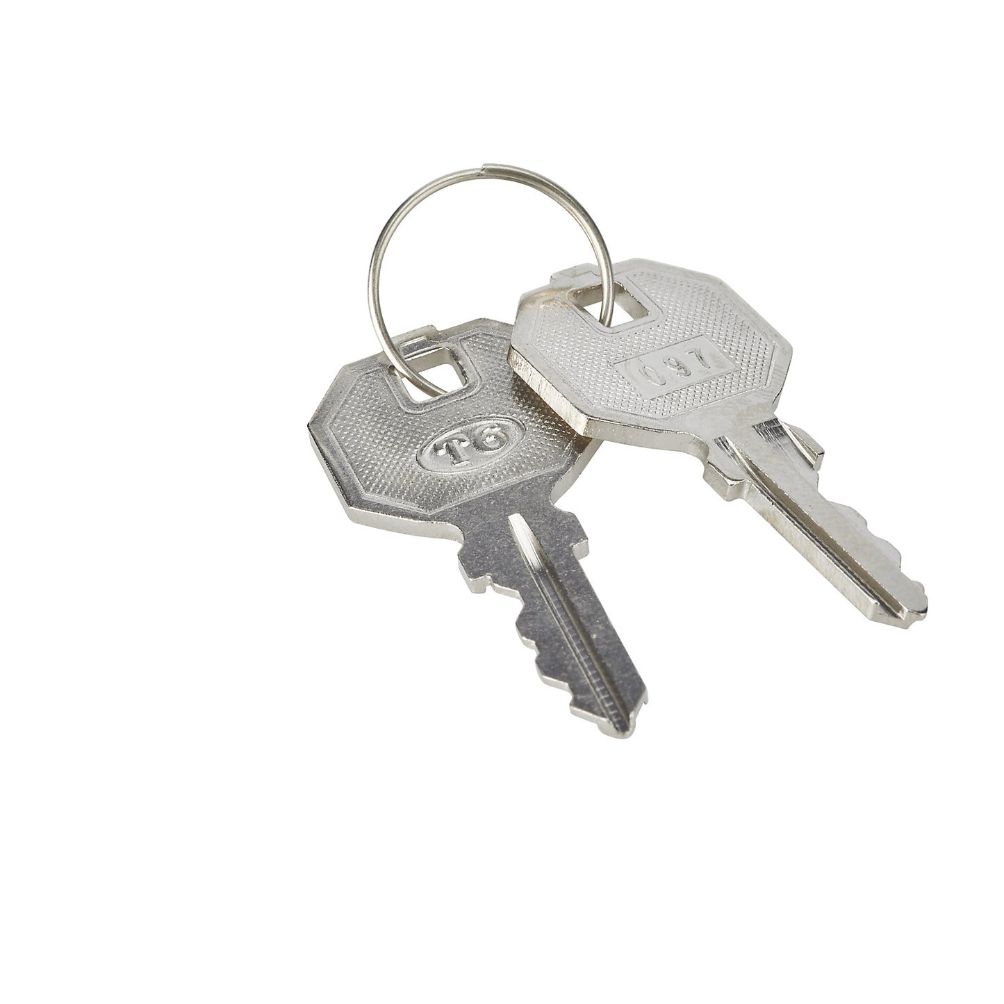 Key, metal, silver, for KMW 120 MSRT.