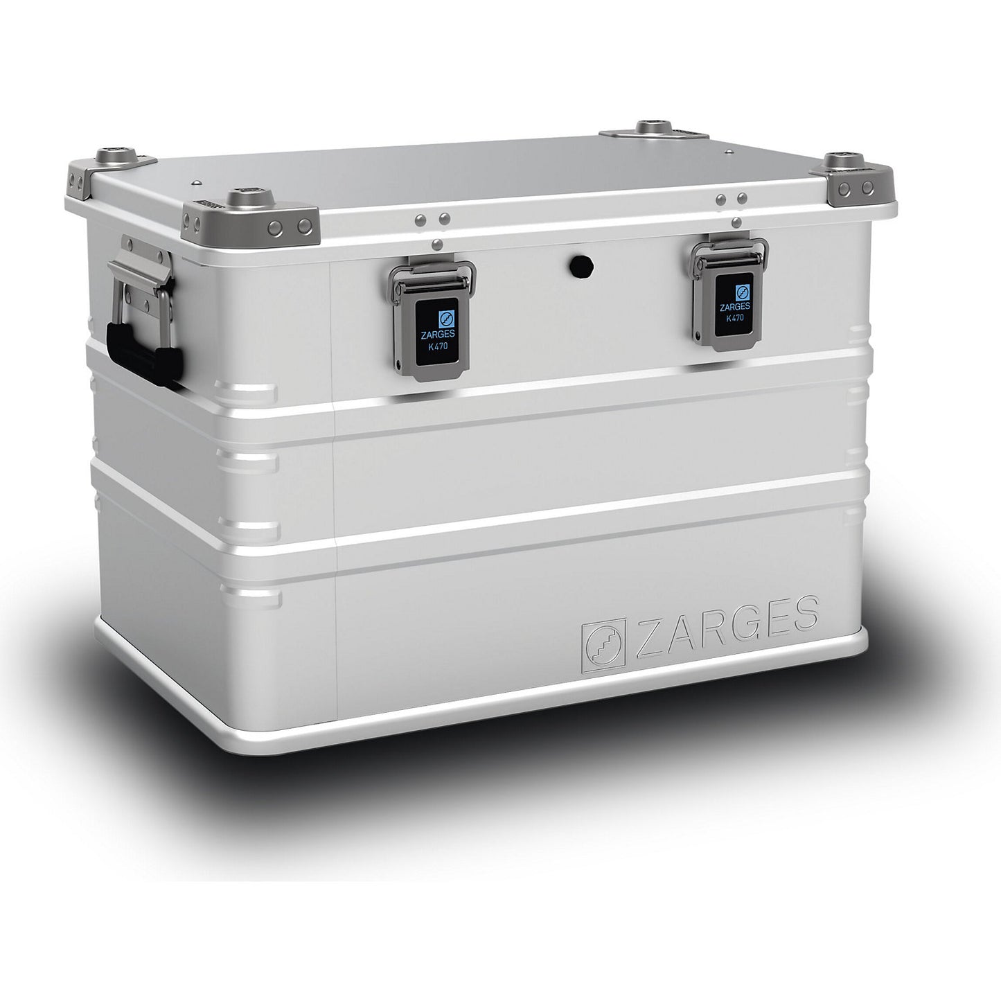 IP65 aluminium universal container, capacity 70 l, external dims. LxWxH 600 x 400 x 410 mm.
