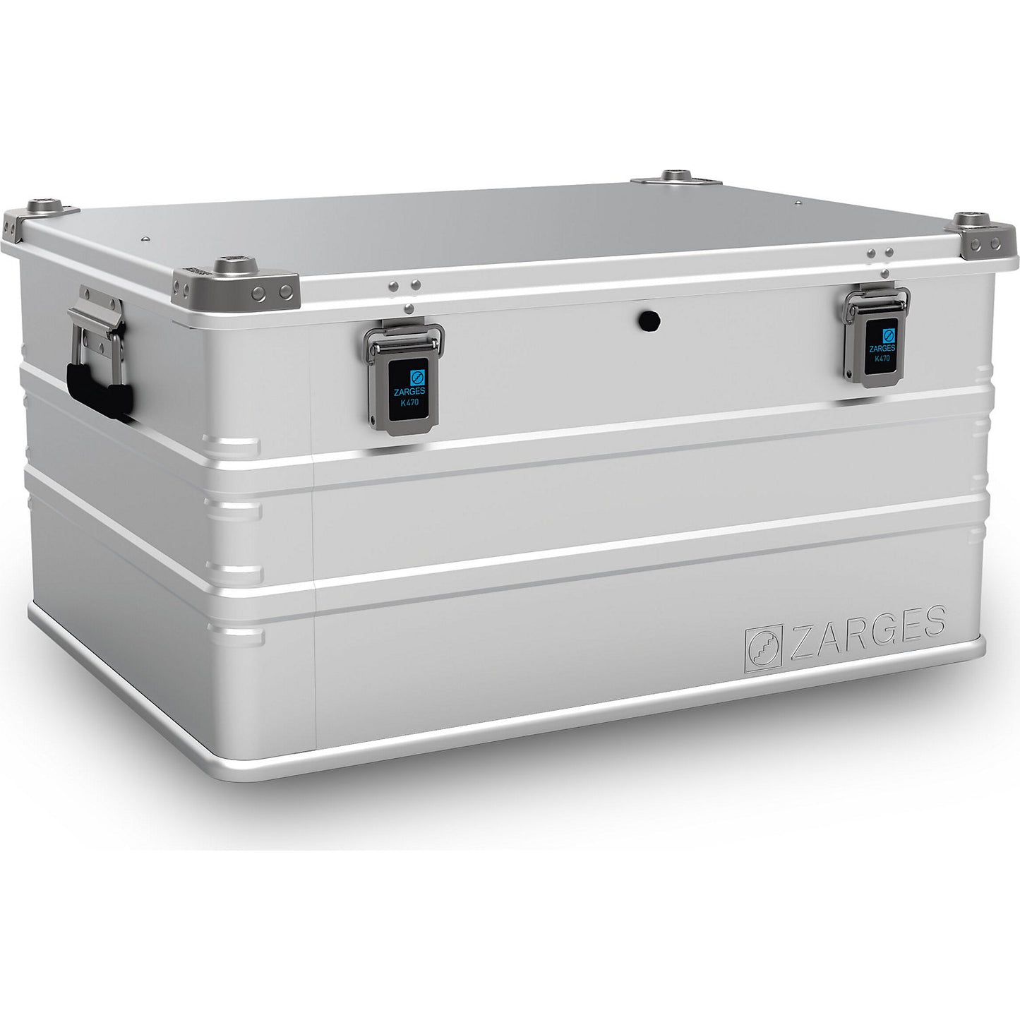 IP65 aluminium universal container, capacity 157 l, external dims. LxWxH 800 x 600 x 410 mm.