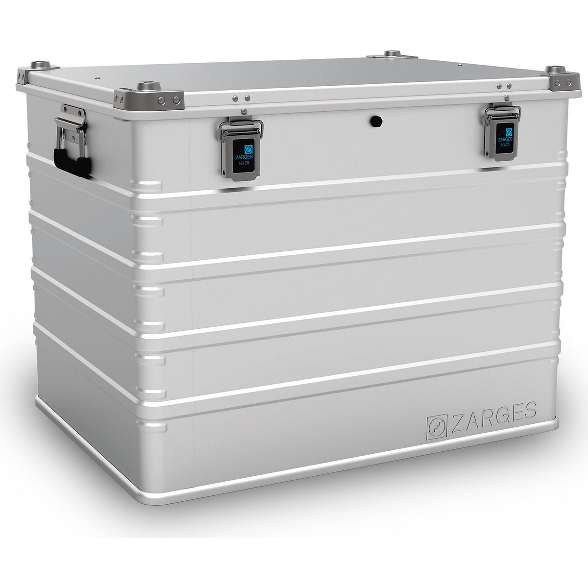 IP65 aluminium universal container, capacity 239 l, external dims. LxWxH 800 x 600 x 610 mm.
