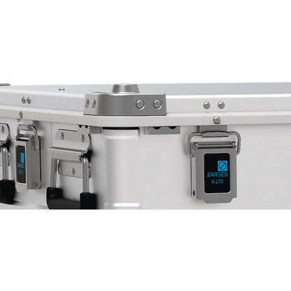 IP67 aluminium universal container, capacity 259 l, external dims. LxWxH 950 x 690 x 480 mm.