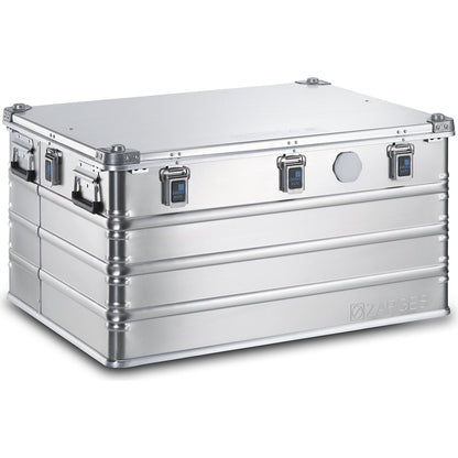 IP67 aluminium universal container, capacity 259 l, external dims. LxWxH 950 x 690 x 480 mm.