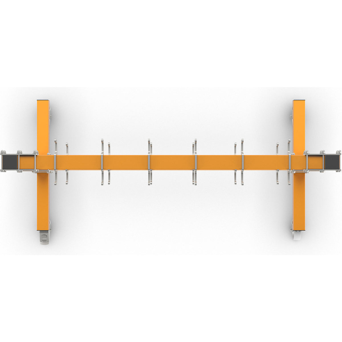 Lifting sling rack, mobile, length 1900 mm.