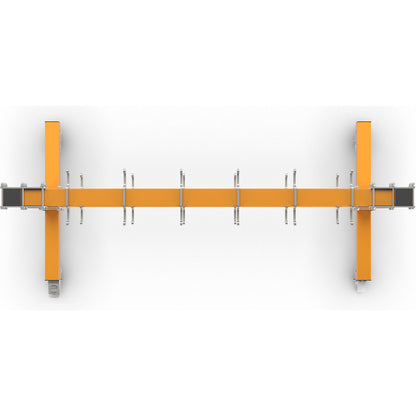 Lifting sling rack, mobile, length 1900 mm.